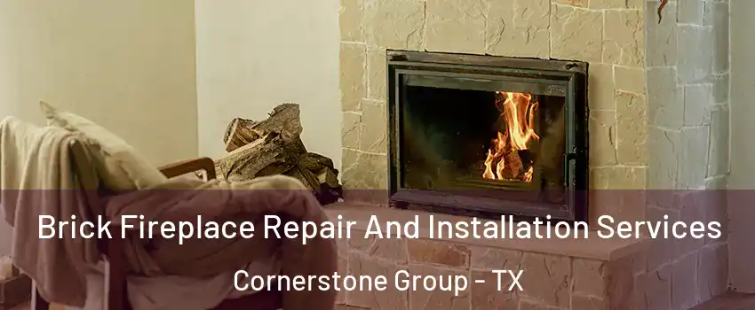 Brick Fireplace Repair And Installation Services Cornerstone Group - TX