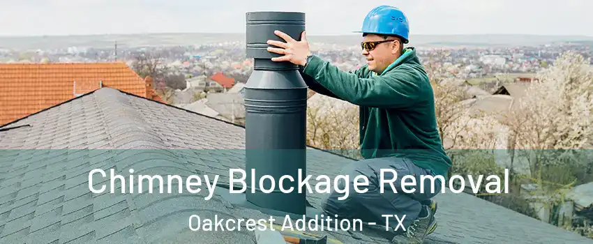 Chimney Blockage Removal Oakcrest Addition - TX