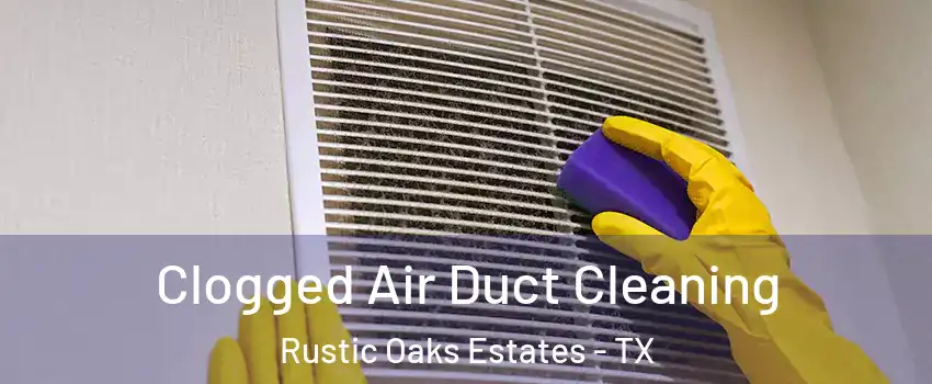 Clogged Air Duct Cleaning Rustic Oaks Estates - TX