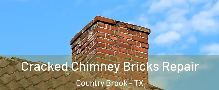 Cracked Chimney Bricks Repair Country Brook - TX