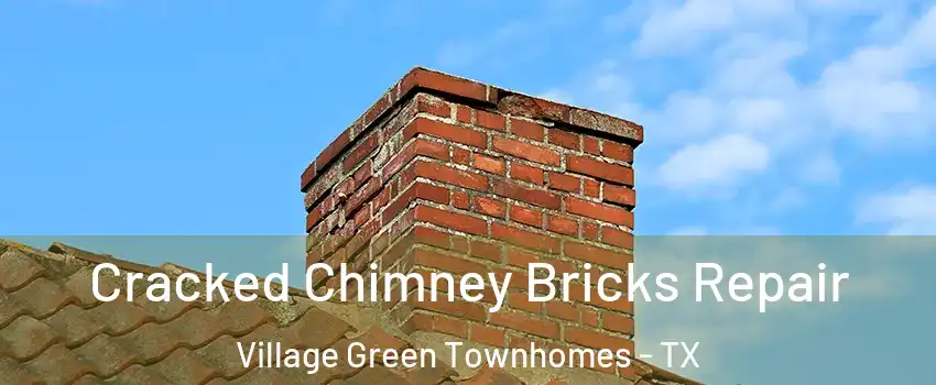 Cracked Chimney Bricks Repair Village Green Townhomes - TX