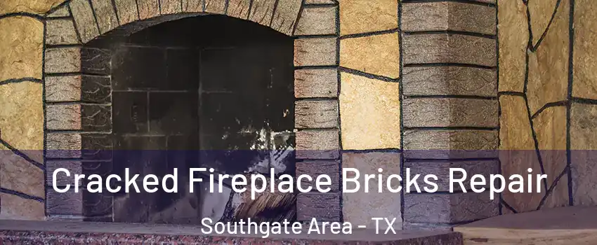 Cracked Fireplace Bricks Repair Southgate Area - TX