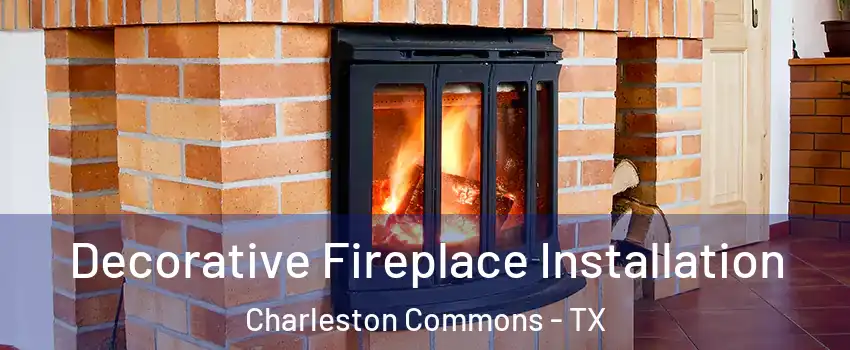 Decorative Fireplace Installation Charleston Commons - TX