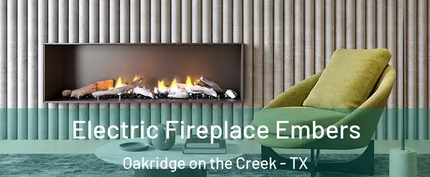 Electric Fireplace Embers Oakridge on the Creek - TX