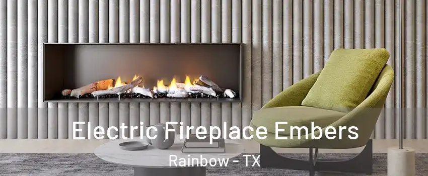 Electric Fireplace Embers Rainbow - TX