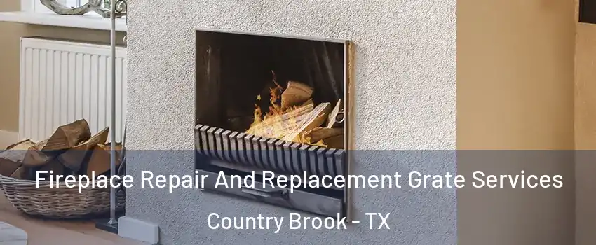 Fireplace Repair And Replacement Grate Services Country Brook - TX