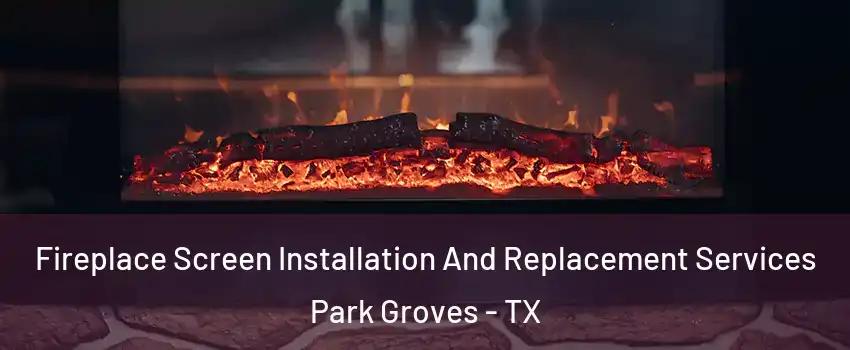 Fireplace Screen Installation And Replacement Services Park Groves - TX