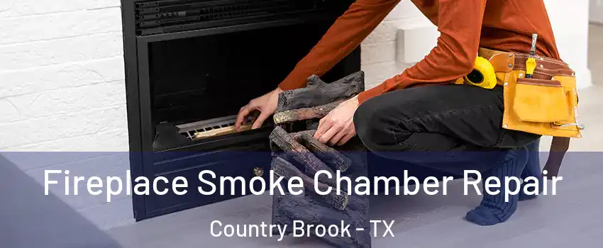 Fireplace Smoke Chamber Repair Country Brook - TX