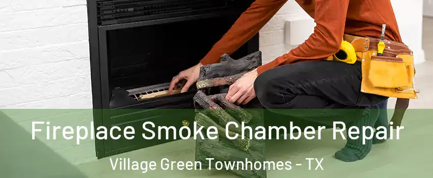 Fireplace Smoke Chamber Repair Village Green Townhomes - TX