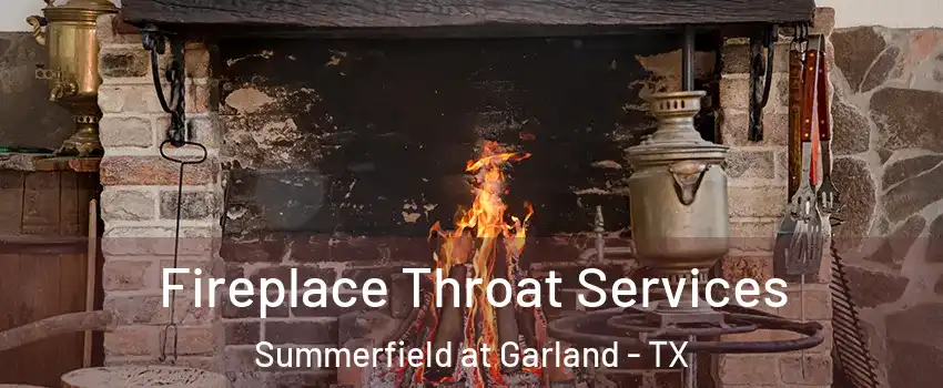 Fireplace Throat Services Summerfield at Garland - TX