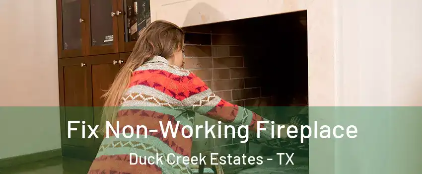 Fix Non-Working Fireplace Duck Creek Estates - TX