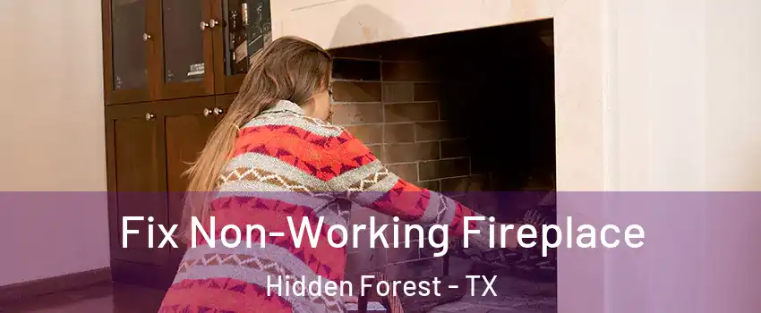 Fix Non-Working Fireplace Hidden Forest - TX