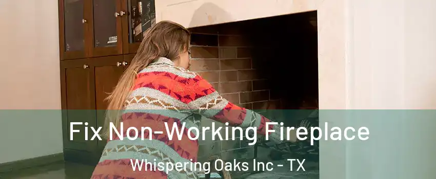 Fix Non-Working Fireplace Whispering Oaks Inc - TX