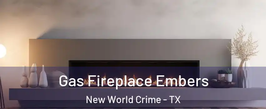 Gas Fireplace Embers New World Crime - TX