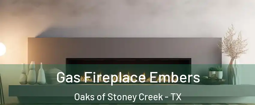 Gas Fireplace Embers Oaks of Stoney Creek - TX