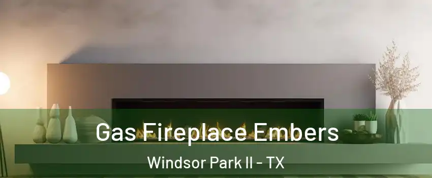 Gas Fireplace Embers Windsor Park II - TX