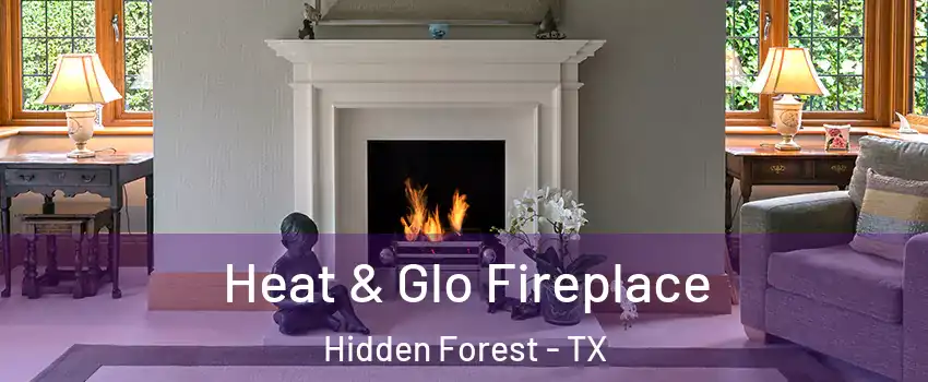 Heat & Glo Fireplace Hidden Forest - TX