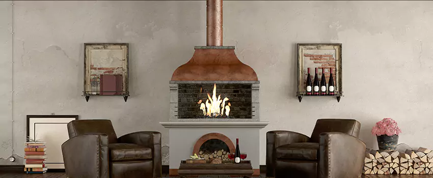 Thelin Hearth Products Providence Pellet Insert Fireplace Installation in Golden Gate Park, TX