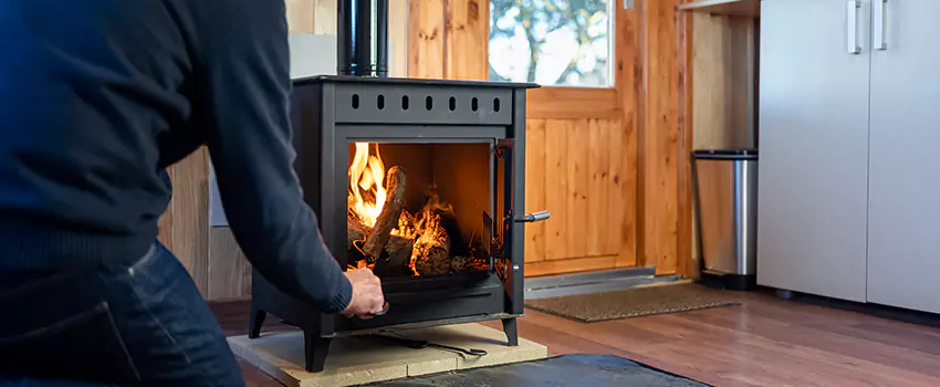 Open Hearth Wood Fireplace Installation in Garland, TX