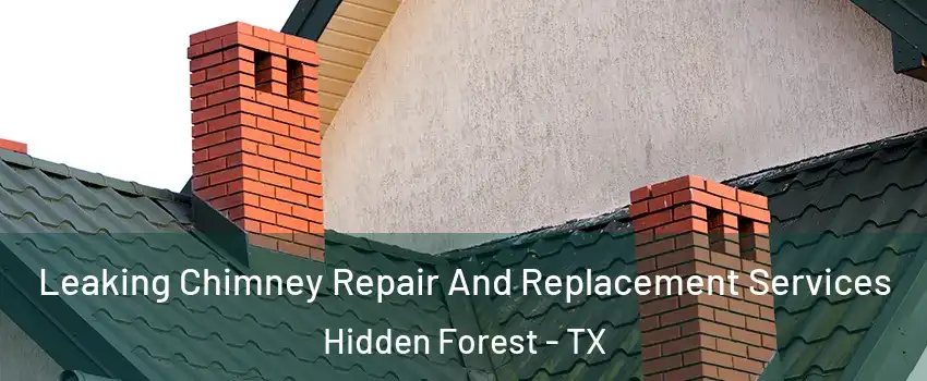 Leaking Chimney Repair And Replacement Services Hidden Forest - TX