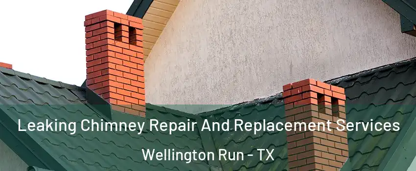 Leaking Chimney Repair And Replacement Services Wellington Run - TX