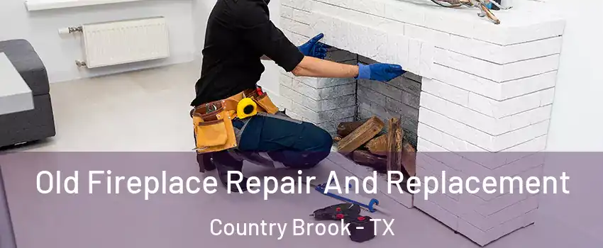 Old Fireplace Repair And Replacement Country Brook - TX