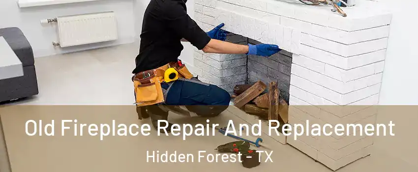 Old Fireplace Repair And Replacement Hidden Forest - TX