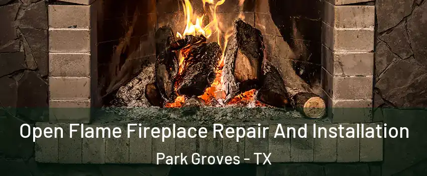 Open Flame Fireplace Repair And Installation Park Groves - TX