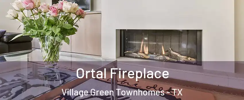 Ortal Fireplace Village Green Townhomes - TX