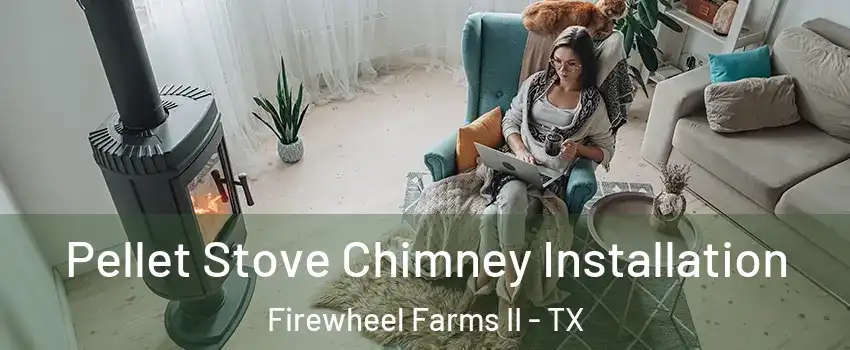 Pellet Stove Chimney Installation Firewheel Farms II - TX