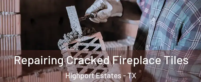 Repairing Cracked Fireplace Tiles Highport Estates - TX